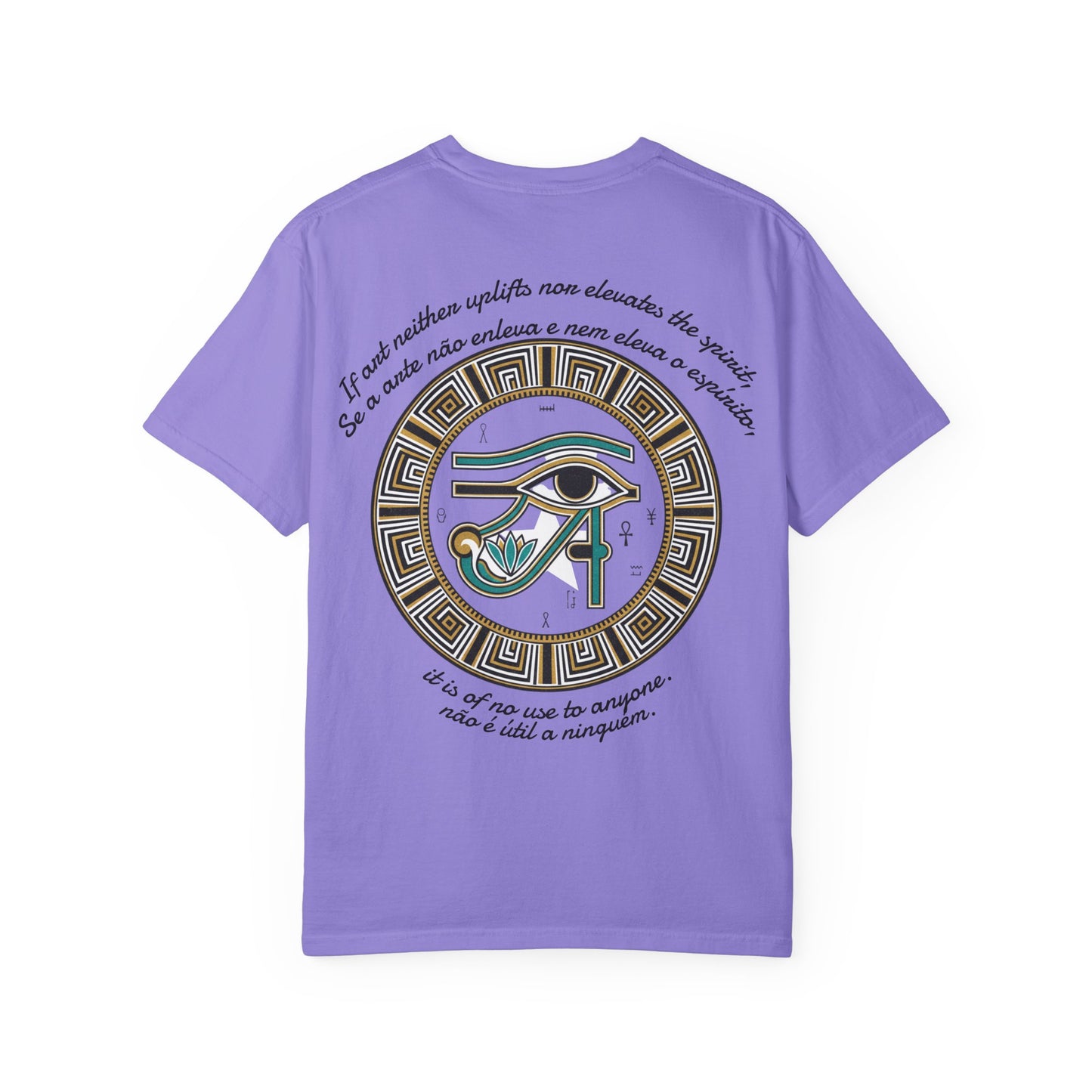 Camiseta Olho de Hórus Garment-Dyed