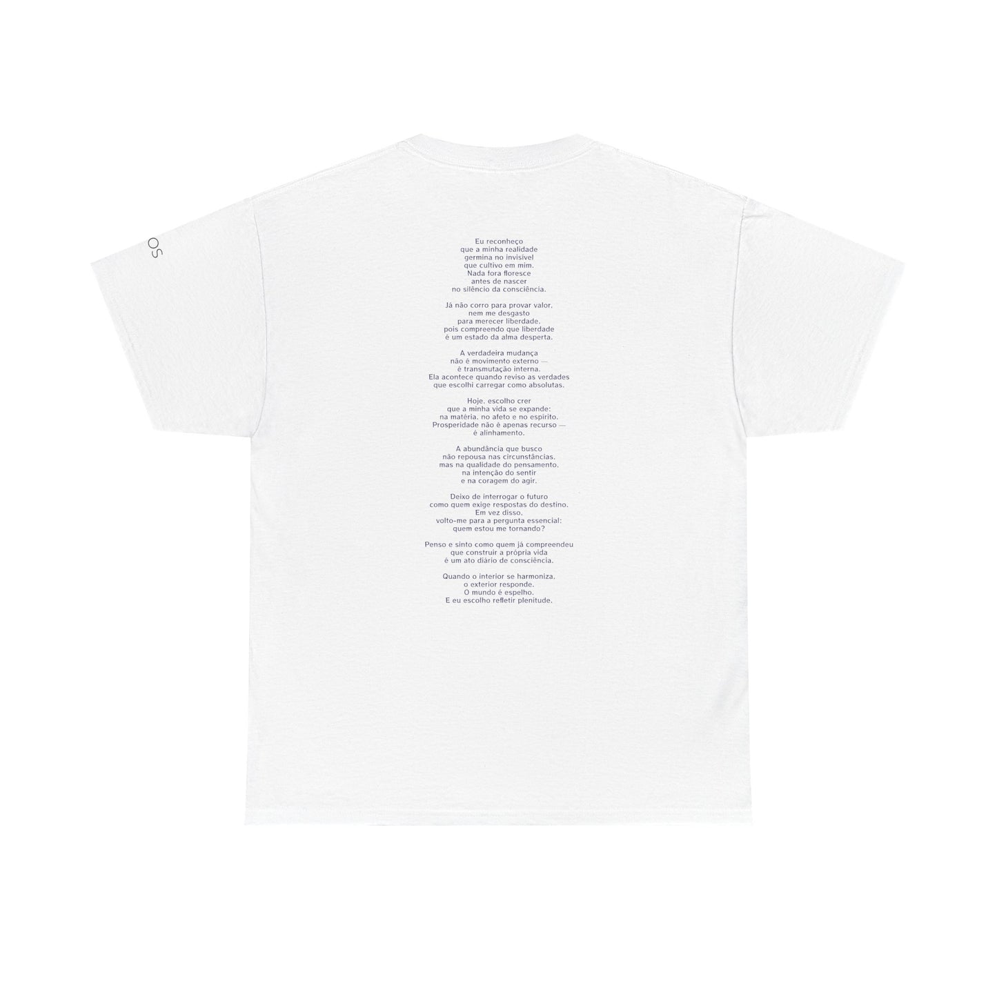 Camiseta “A Liberdade Nasce Por Dentro” — Algodão Premium | Jornada Interior