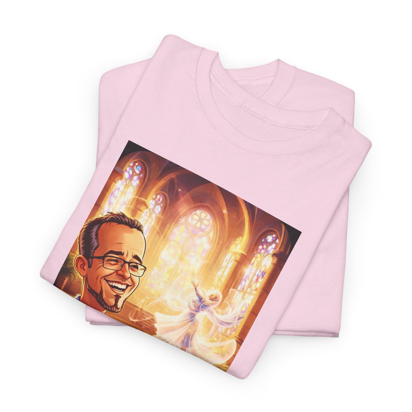Camiseta Azimur com Frase de poder "Eu construo as paredes para que o Espírito possa dançar dentro delas."
 – Algodão Premium