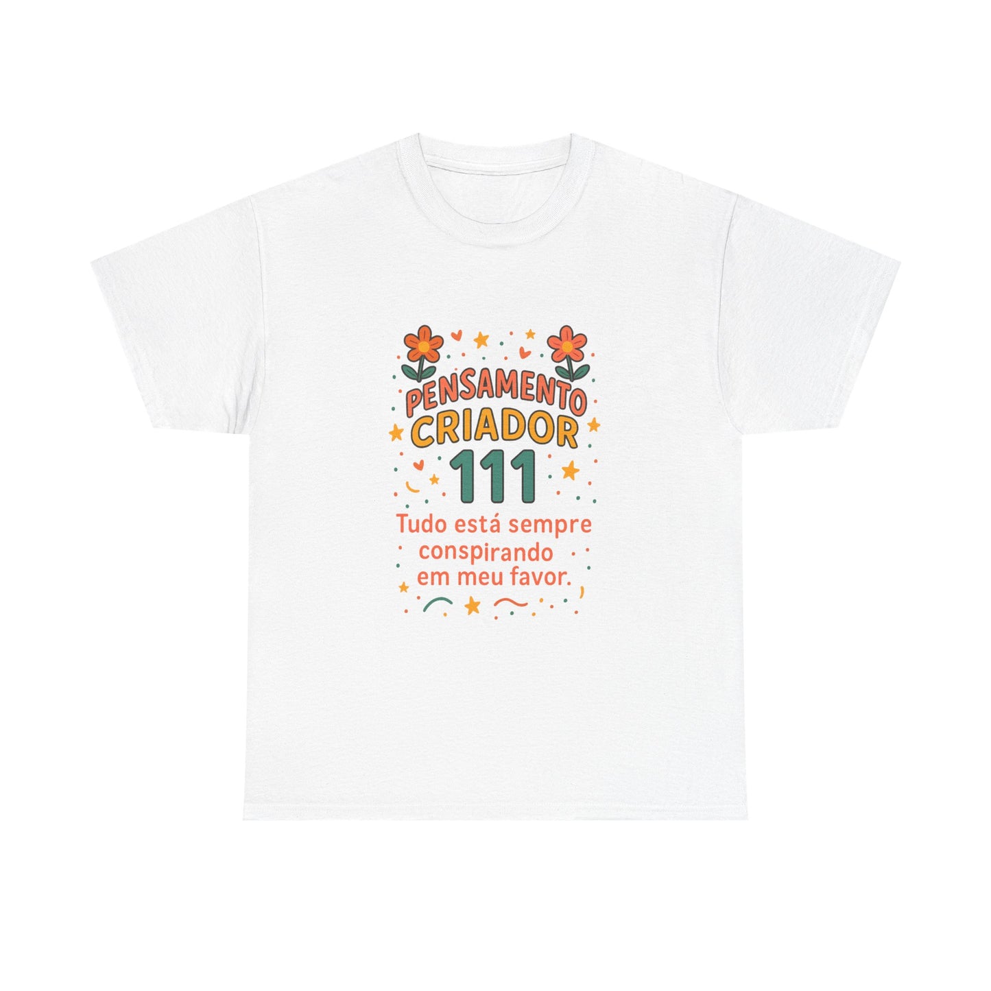 Camiseta 111 Pensamento Criador — Algodão 180g