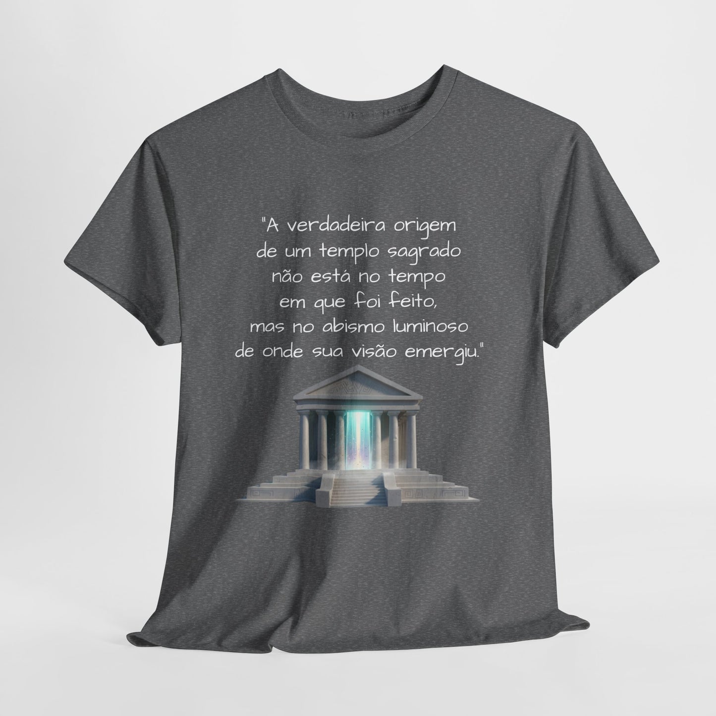 Camiseta Templo Sereno — Algodão 100% Médio