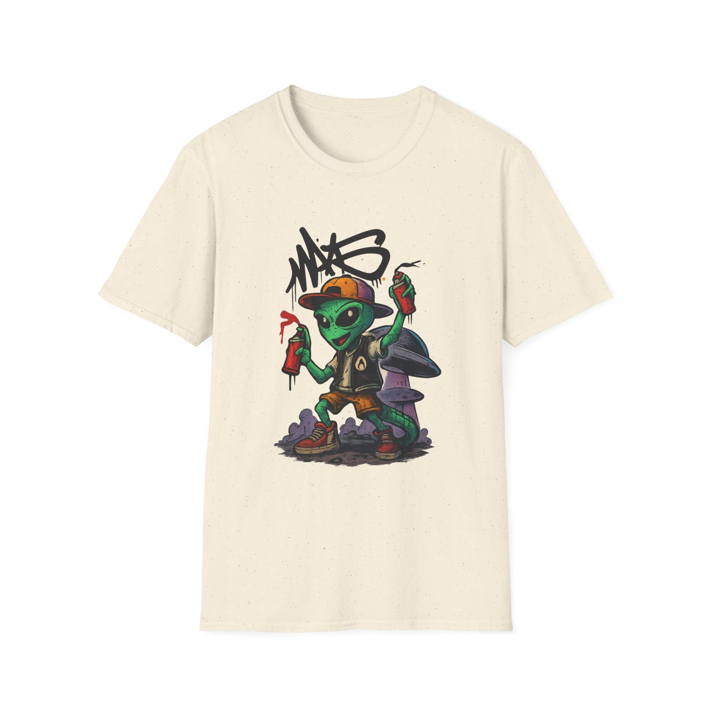 Camiseta Street Art Cogumelo Guardião – Algodão Ring-Spun Gildan 64000