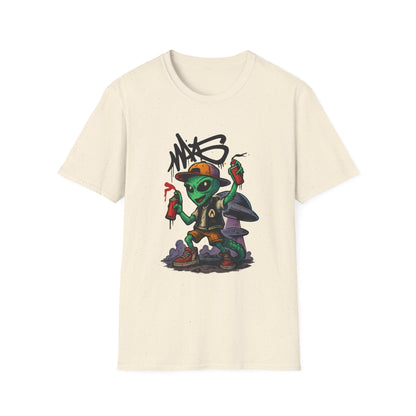 Camiseta Street Art Cogumelo Guardião – Algodão Ring-Spun Gildan 64000