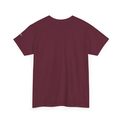 Camiseta inspiradora com citações portuguesas — "Pense, crie, mova-se..."