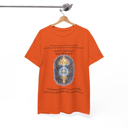 Camiseta Cabalística Asaliah & Imamiah – Símbolos Místicos e Energia Espiritual