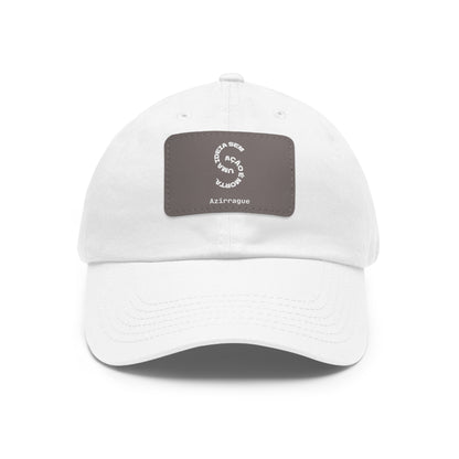 Boné Dad Hat com patch em couro | Ideia em Ação Azirrague
