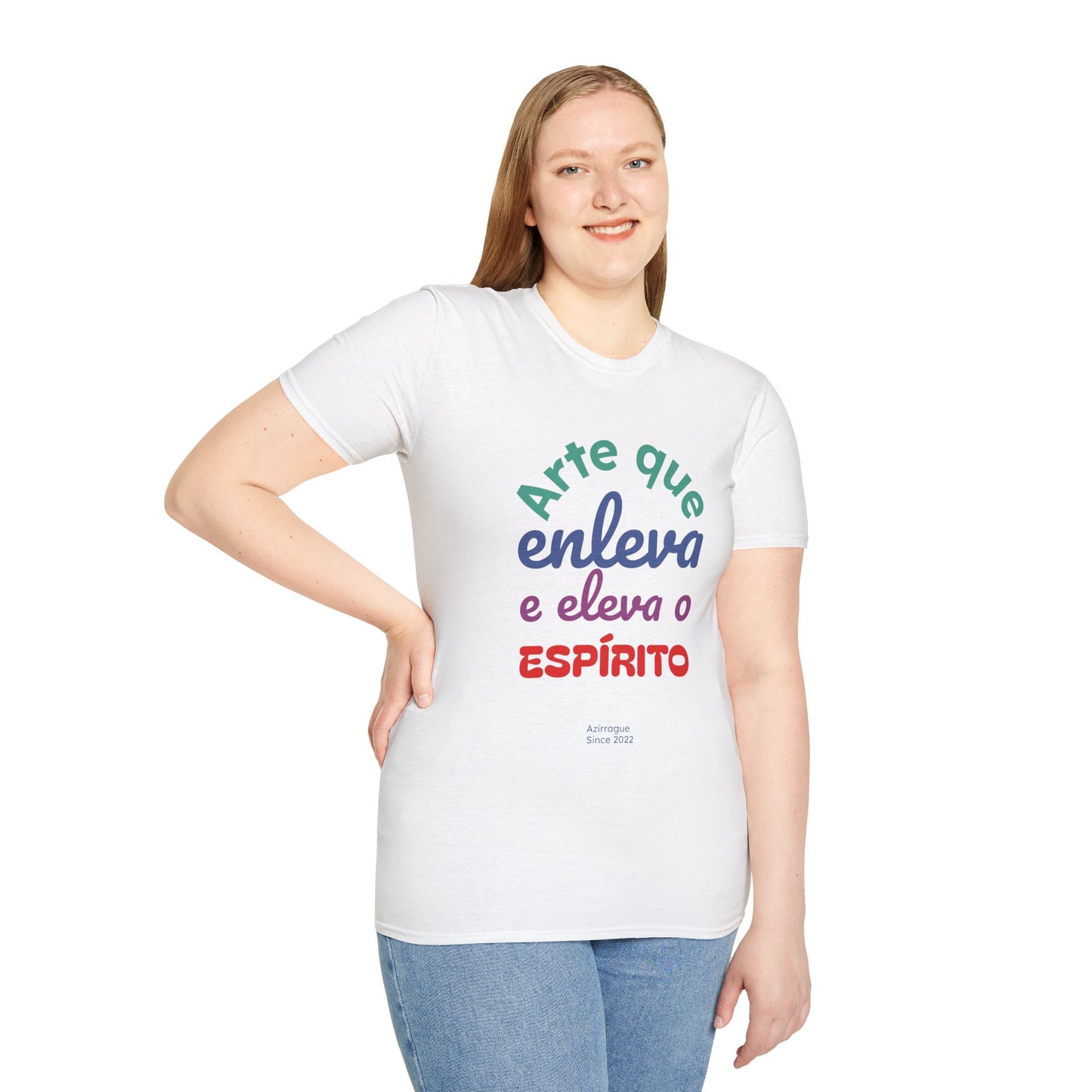 Camiseta "Arte que eleva e enleva o espírito" | Azirrague
