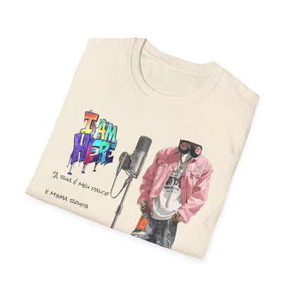 Camiseta I’m Here — Manifesto Urbano Criativo | Azirrague
