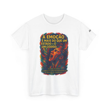 Camiseta Frase de Azirrague – Trecho de Marcelo B. Cavalcante | Algodão Gildan 5000