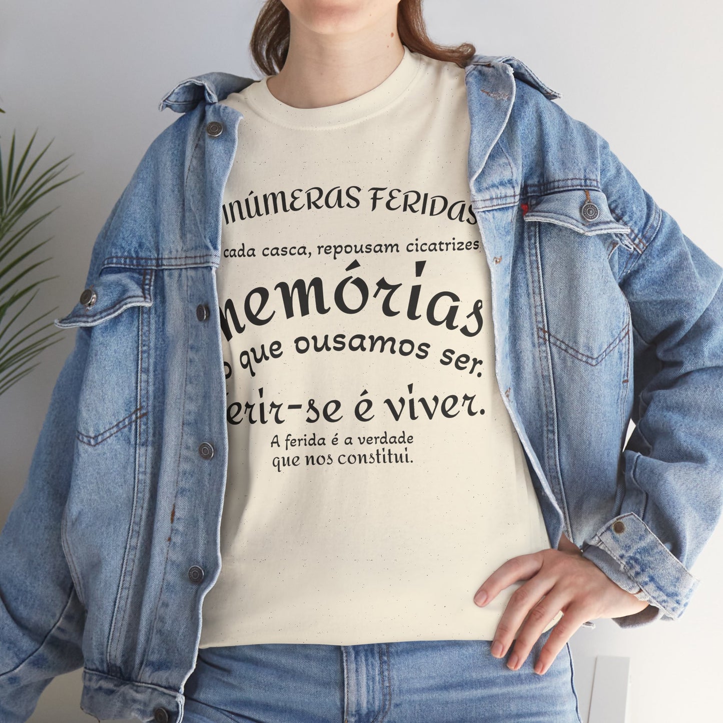 Camiseta “As Inúmeras Feridas” – Algodão Premium Unissex
