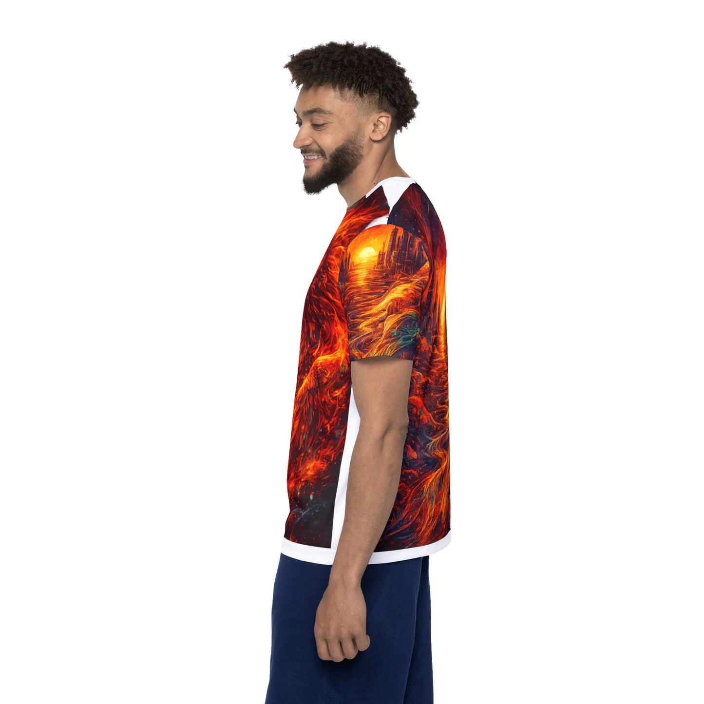 Phoenix Rising Fire Jersey | Camisa Esportiva All Over Print