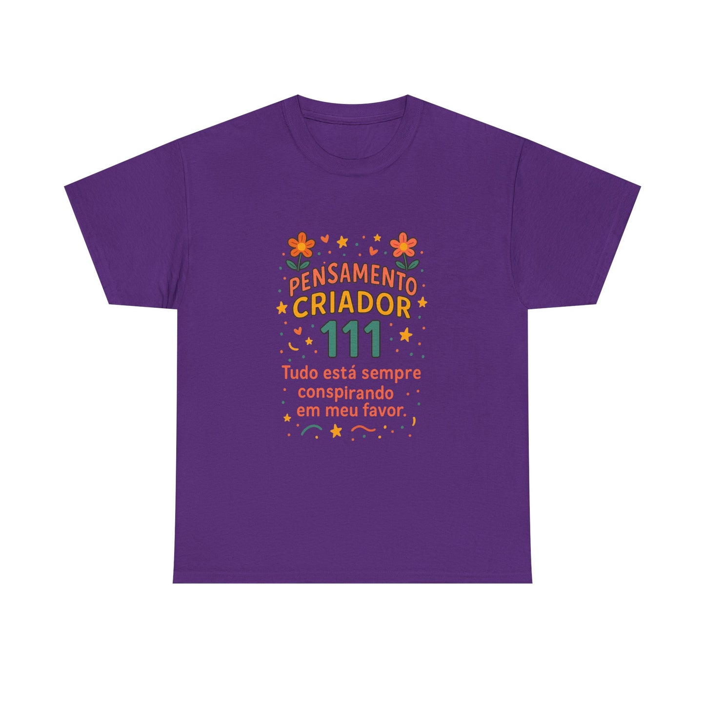 Camiseta 111 Pensamento Criador — Algodão 180g