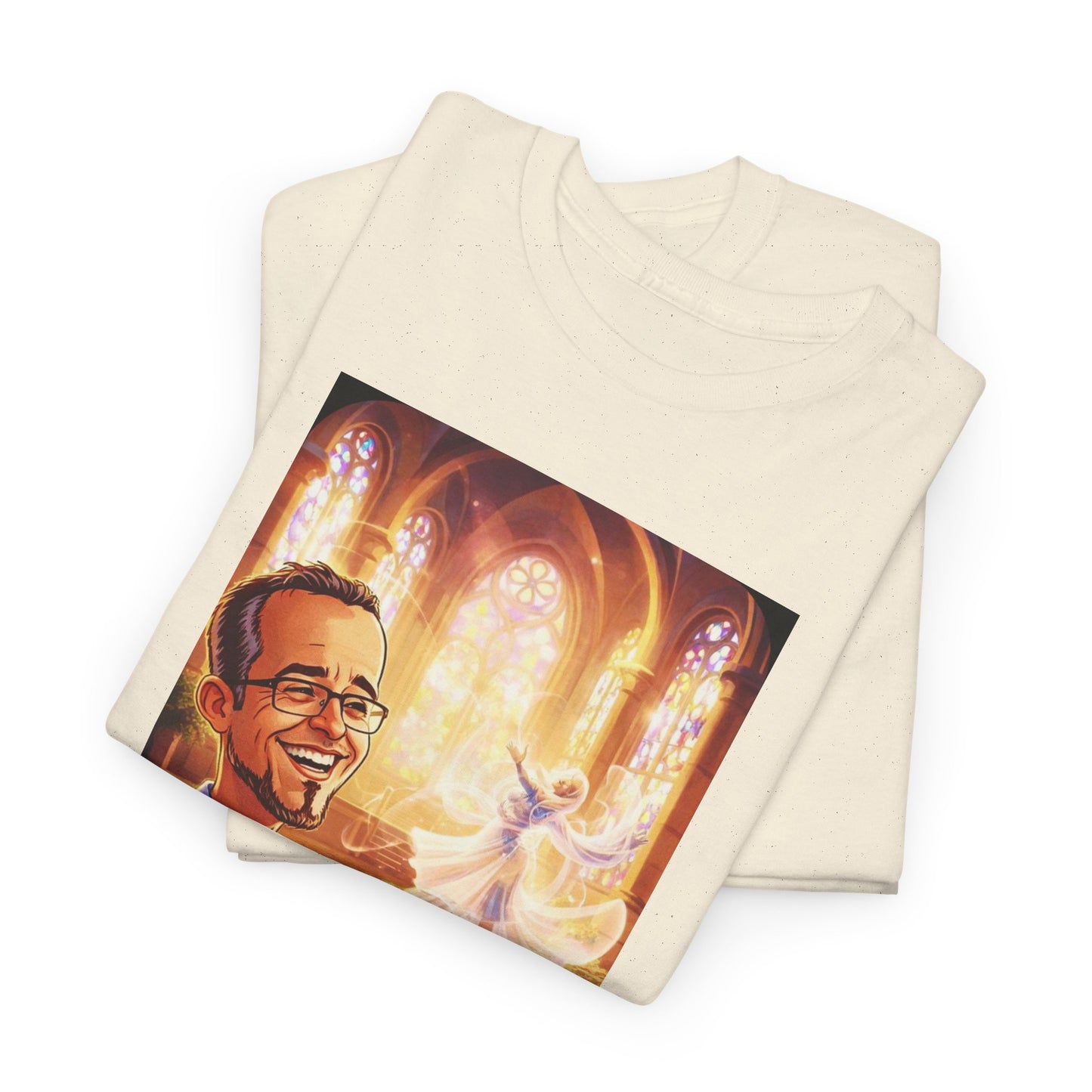 Camiseta Azimur com Frase de poder "Eu construo as paredes para que o Espírito possa dançar dentro delas."
 – Algodão Premium