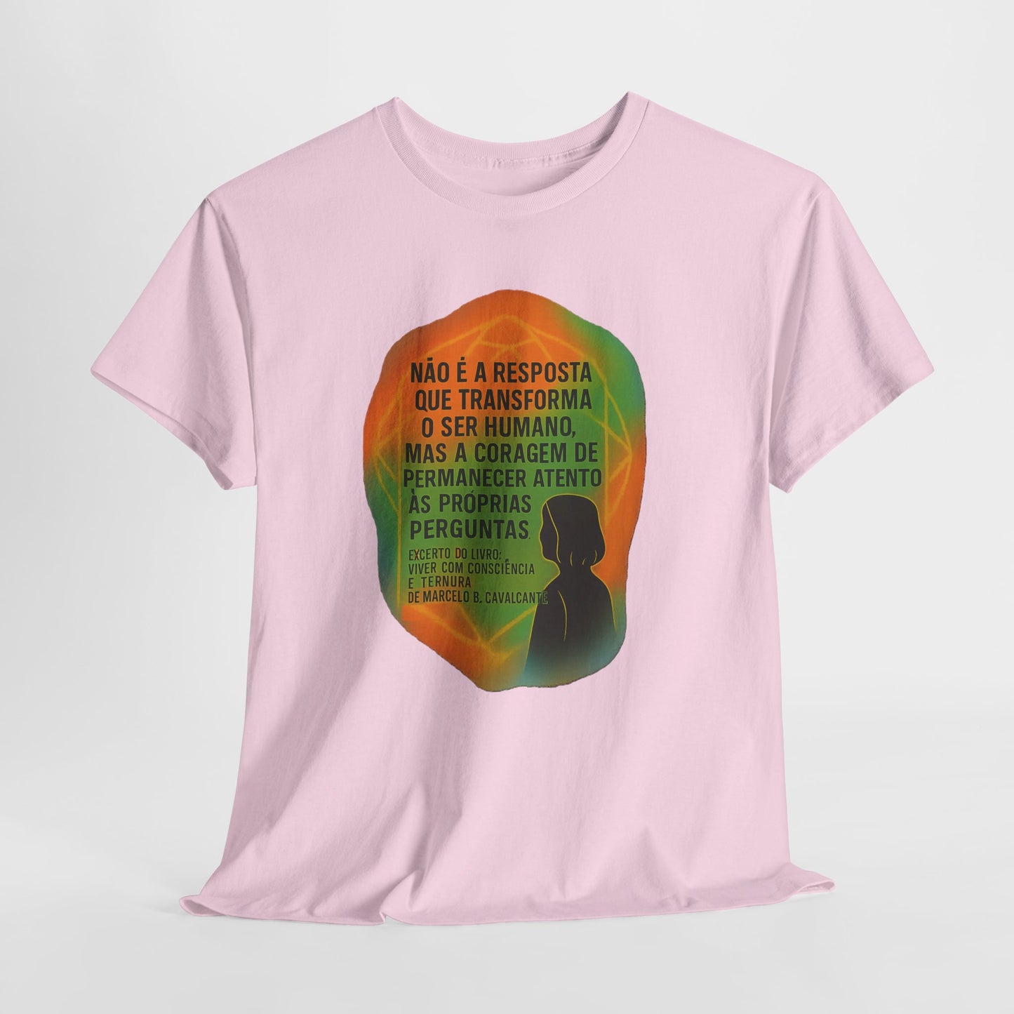 Inspirational Portuguese Quote T-Shirt — 'Coragem de Permanecer Atento'