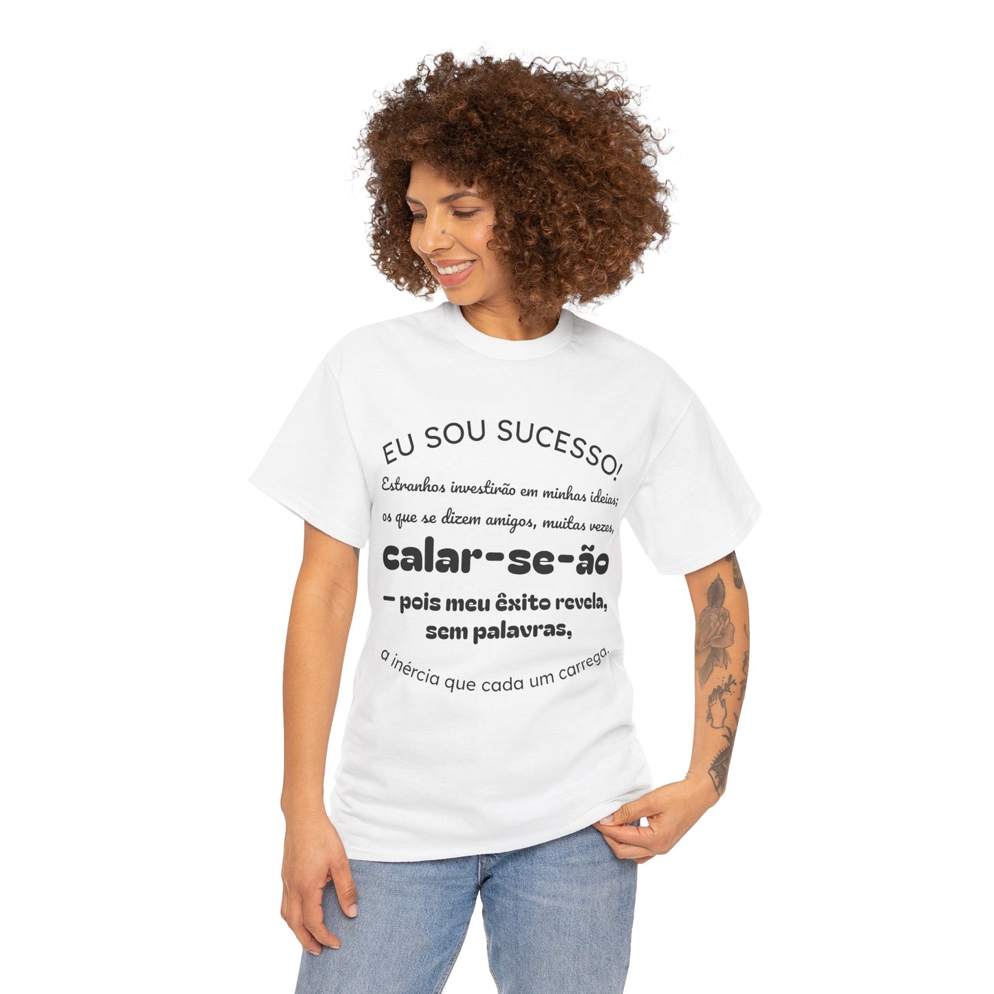 Camiseta estampada unissex Let Your Swords | Azirrague