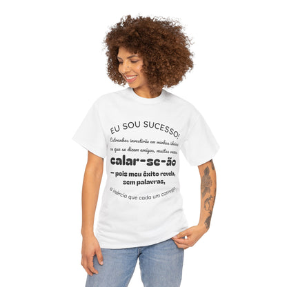 Camiseta estampada unissex Let Your Swords | Azirrague