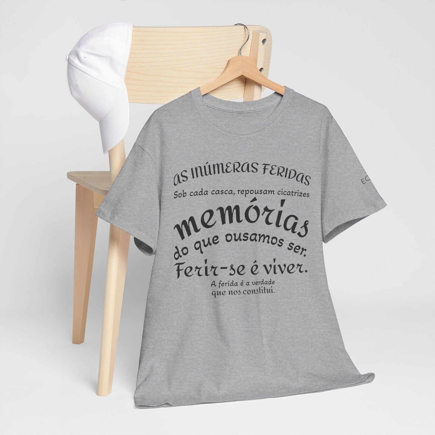 Camiseta “As Inúmeras Feridas” – Algodão Premium Unissex