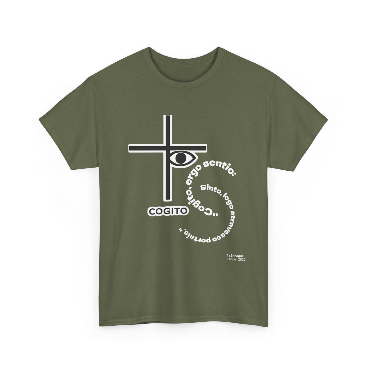 Camiseta Cruz & Olho — Filosofia Vestível | Azirrague