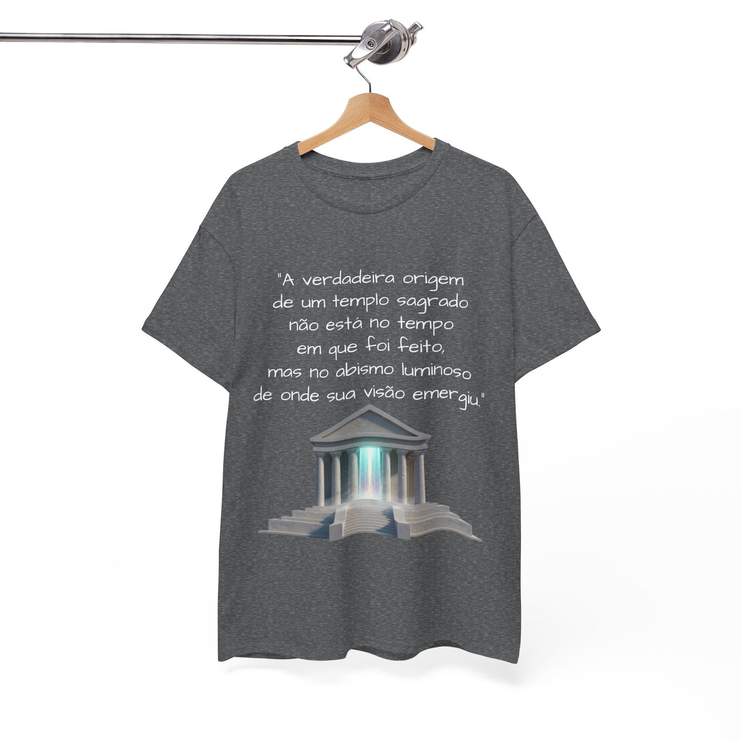 Camiseta Templo Sereno — Algodão 100% Médio