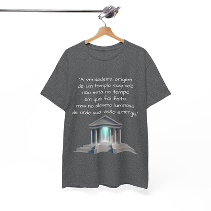 Camiseta Templo Sereno — Algodão 100% Médio