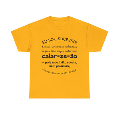 Camiseta estampada unissex Let Your Swords | Azirrague