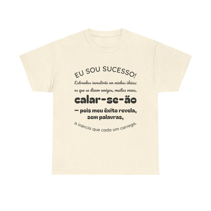 Camiseta estampada unissex Let Your Swords | Azirrague