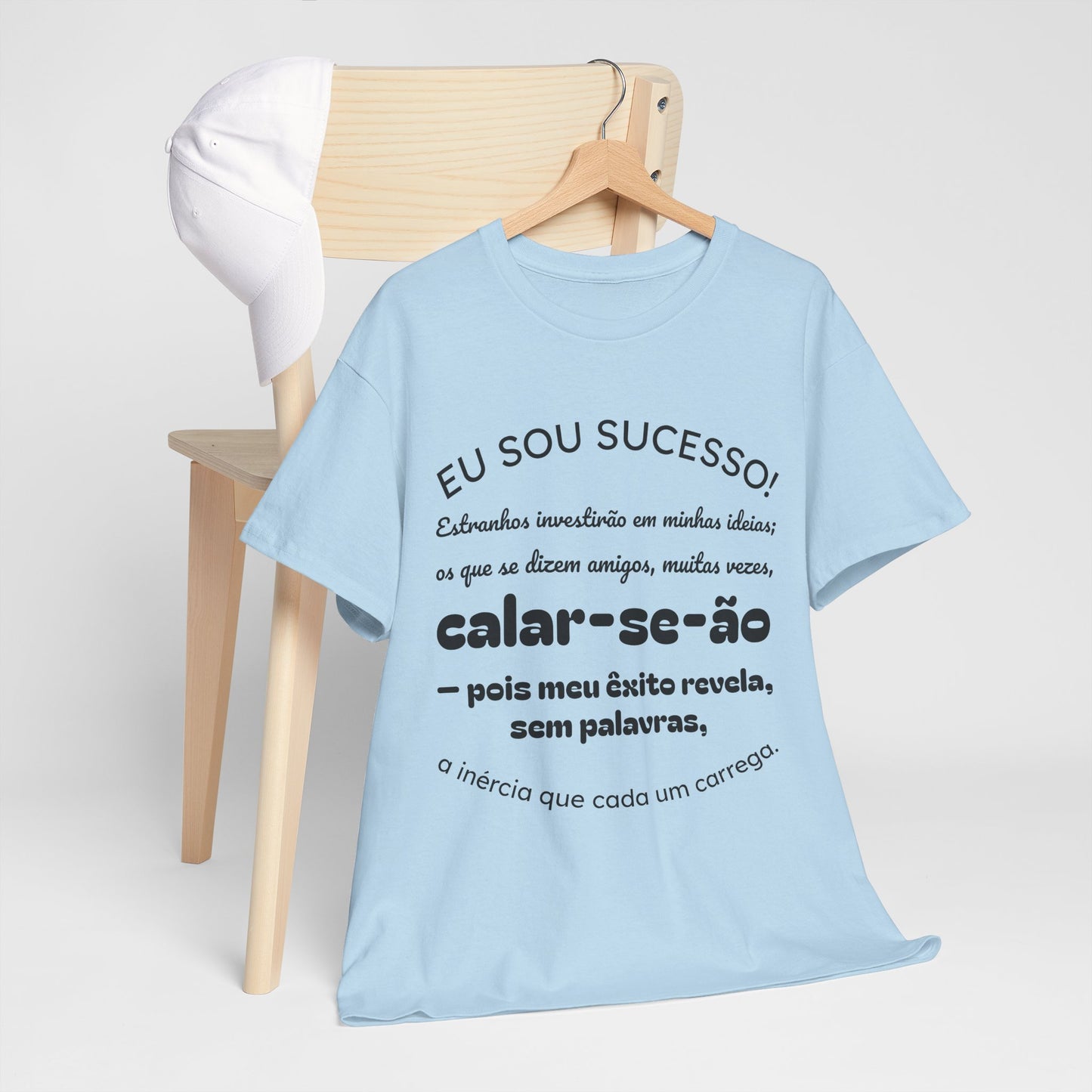Camiseta estampada unissex Let Your Swords | Azirrague