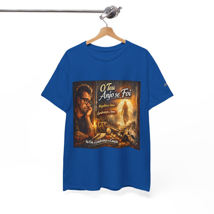Camiseta Retrato Cinemático Streetwear – Arte Expressiva e Atmosfera Noturna