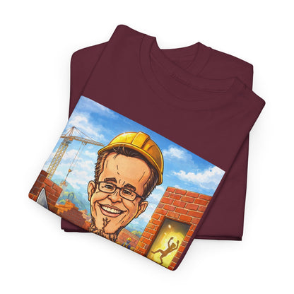 Camiseta Azimur com Frase de poder "Eu construo as paredes para que o Espírito possa dançar dentro delas."
 – Algodão Premium