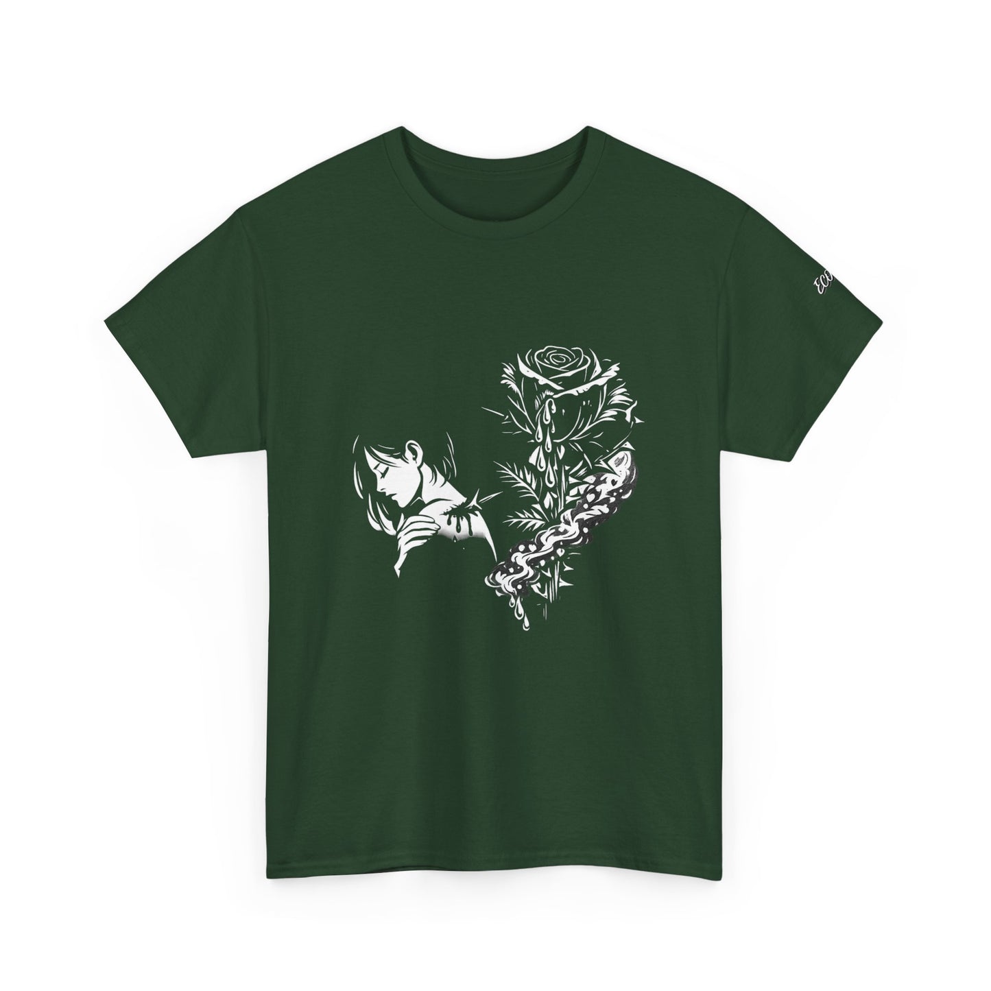 Camiseta Poema Azirrague — Rosa em Luto