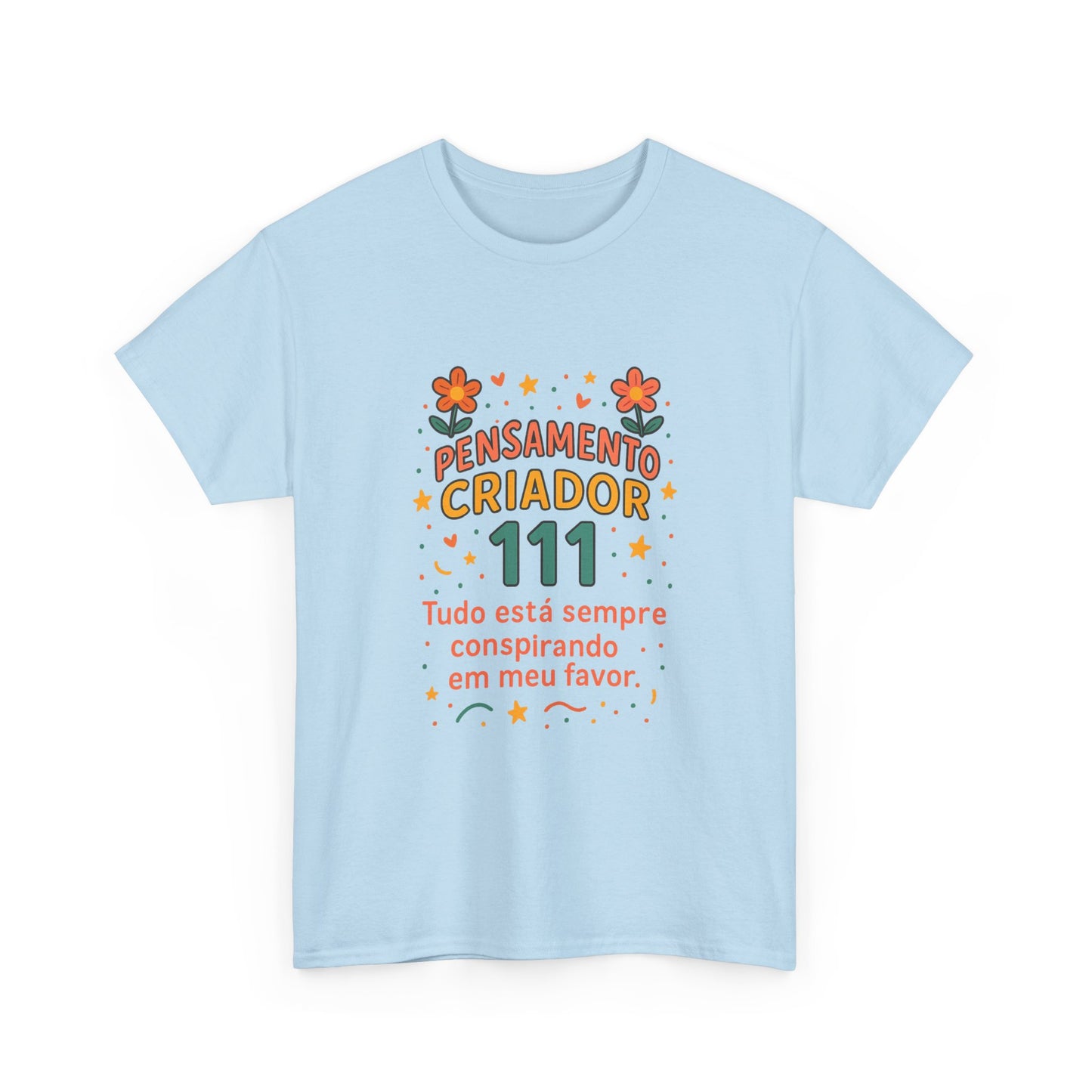 Camiseta 111 Pensamento Criador — Algodão 180g