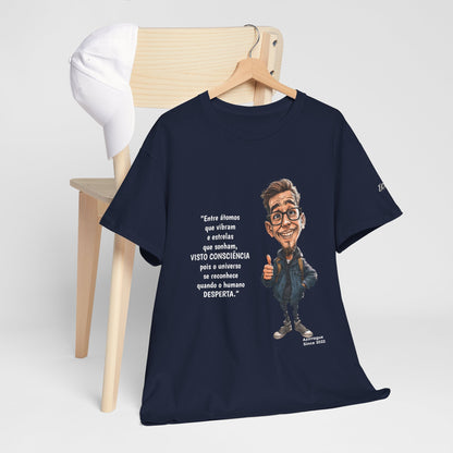 Camiseta Azimur “O Universo Reconhece Quem Desperta” – Algodão 100% Unissex