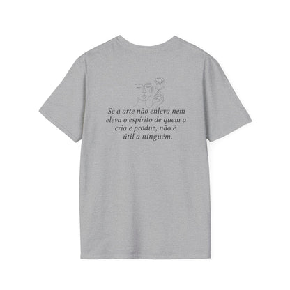 Camiseta "Arte que eleva e enleva o espírito" | Azirrague