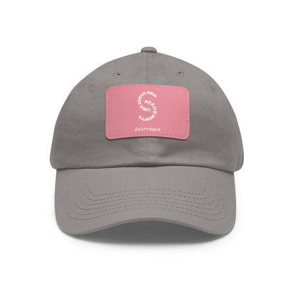 Boné Dad Hat com patch em couro | Ideia em Ação Azirrague