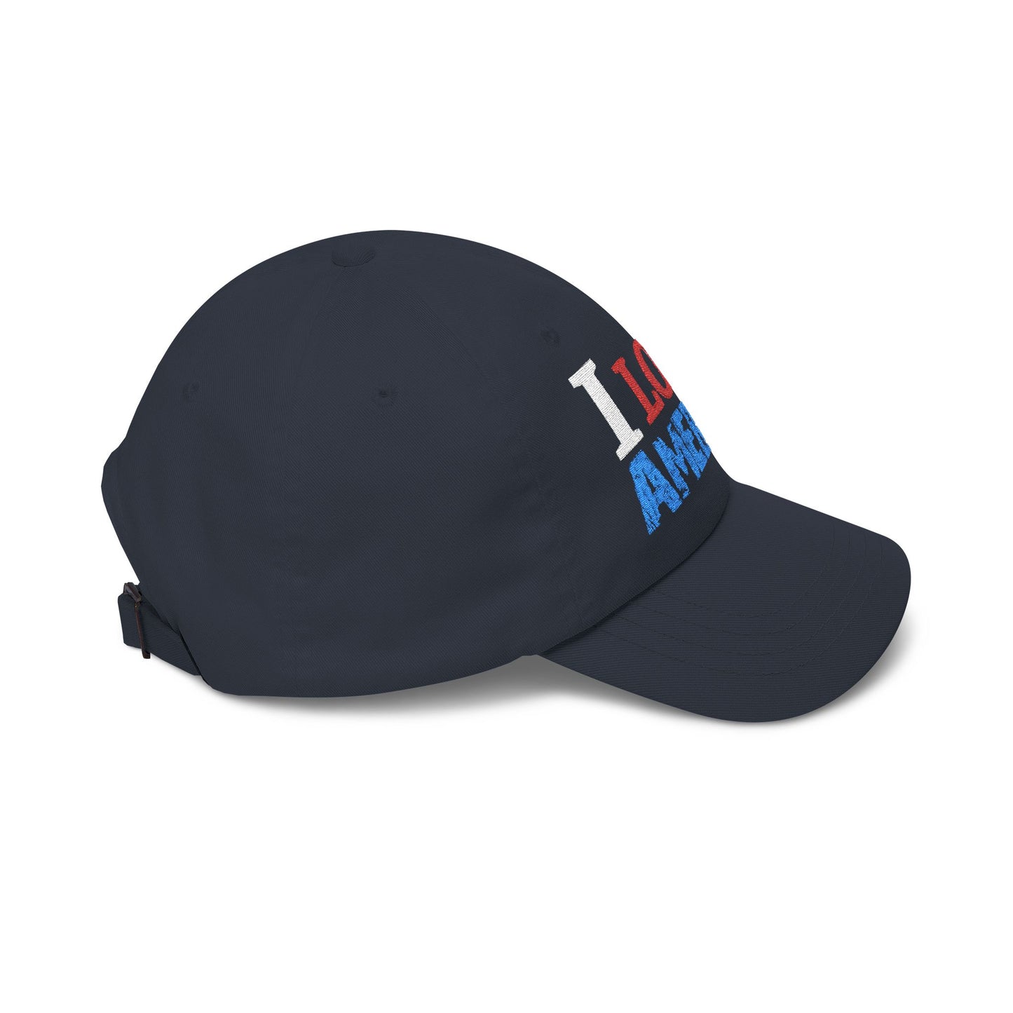 Boné Dad Hat Bordado Love 'Merica | Algodão Premium Ajustável