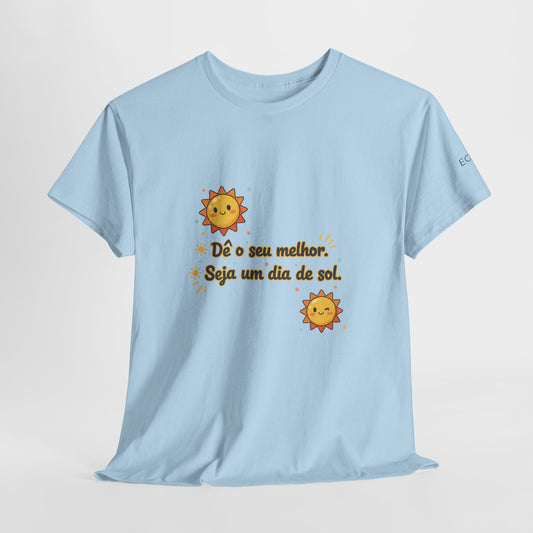 Camiseta Luz Serena – Poema de Esperança em Algodão