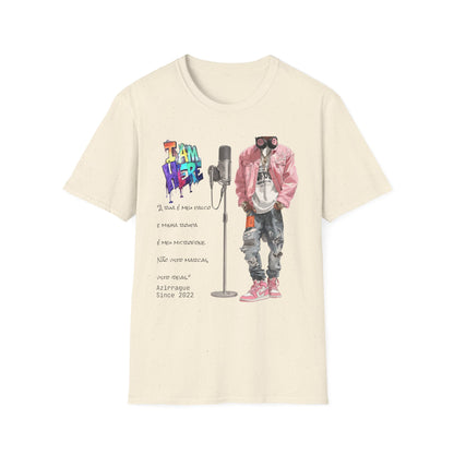 Camiseta I’m Here — Manifesto Urbano Criativo | Azirrague