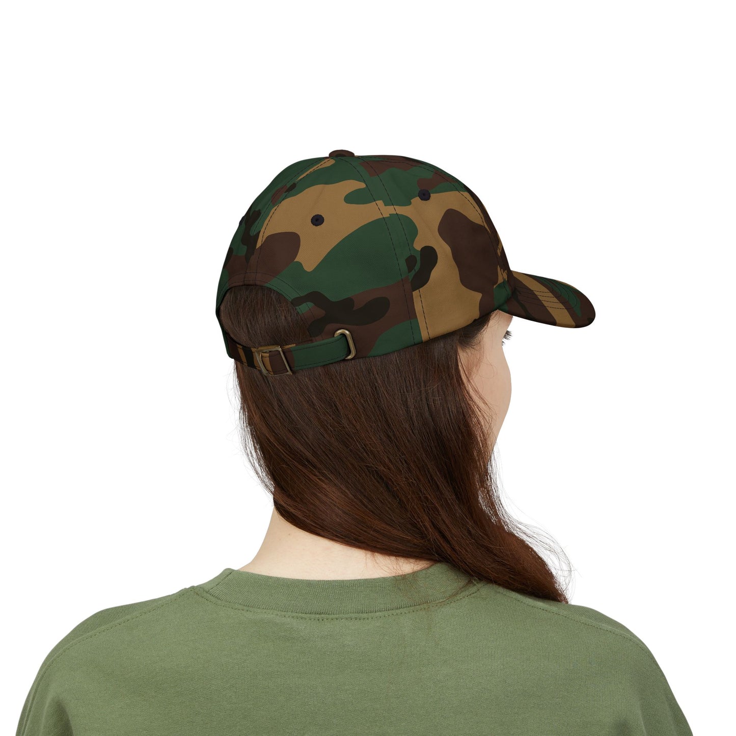 Boné Dad Hat Bordado Love 'Merica | Algodão Premium Ajustável