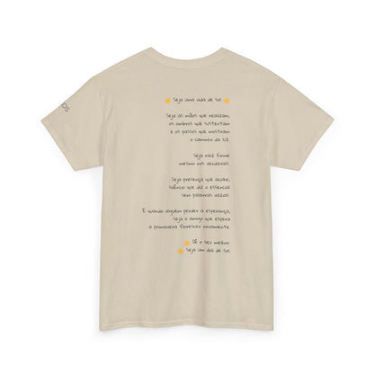 Camiseta Luz Serena – Poema de Esperança em Algodão