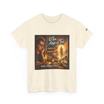 Camiseta Retrato Cinemático Streetwear – Arte Expressiva e Atmosfera Noturna