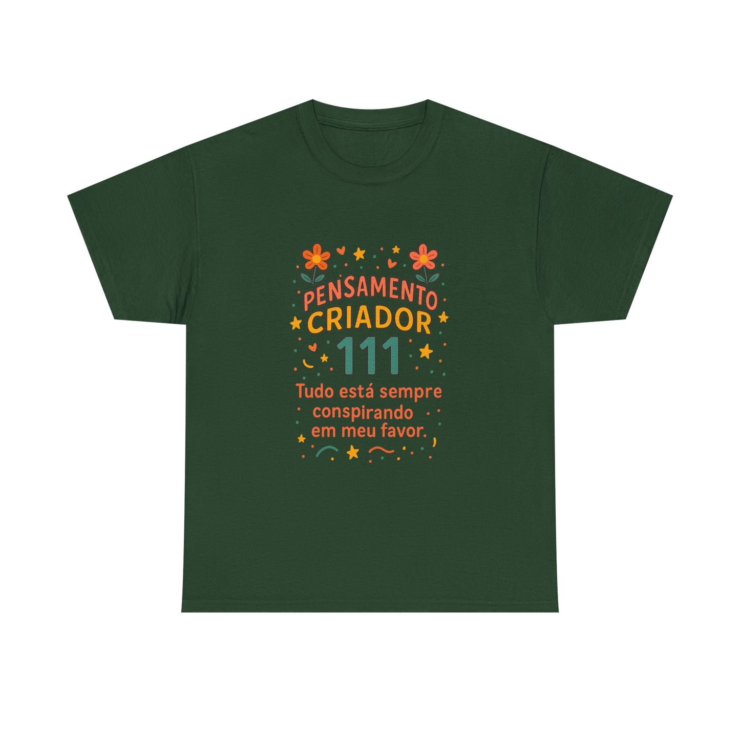 Camiseta 111 Pensamento Criador — Algodão 180g