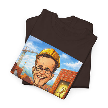 Camiseta Azimur com Frase de poder "Eu construo as paredes para que o Espírito possa dançar dentro delas."
 – Algodão Premium