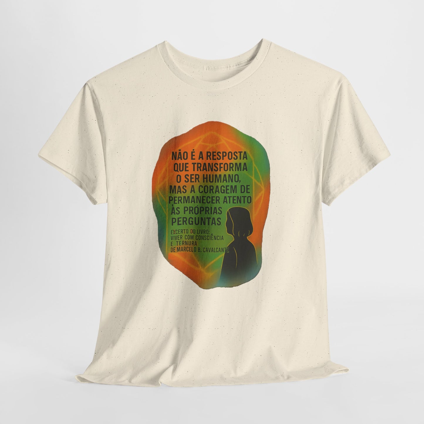 Inspirational Portuguese Quote T-Shirt — 'Coragem de Permanecer Atento'