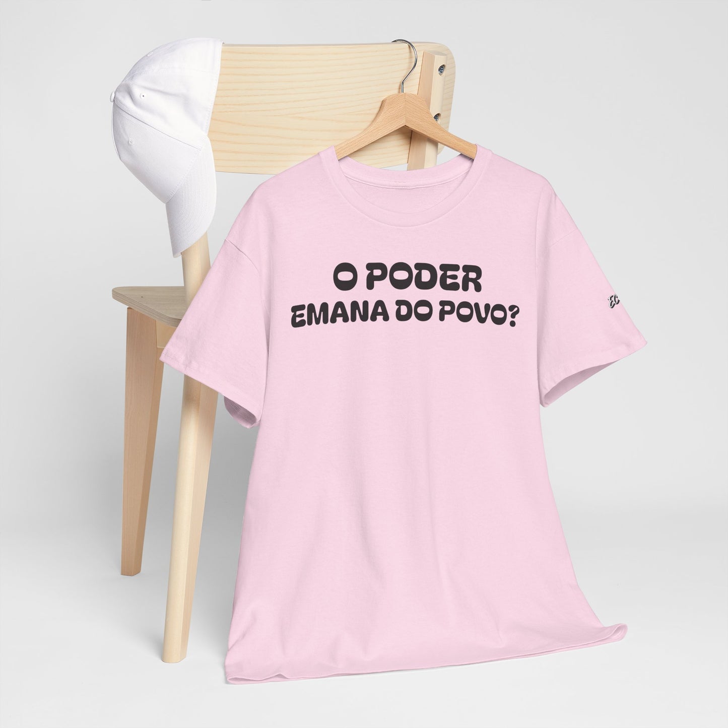 Camiseta “O Poder Emana do Povo” – Reflexão Sociológica sobre Poder e Sociedade