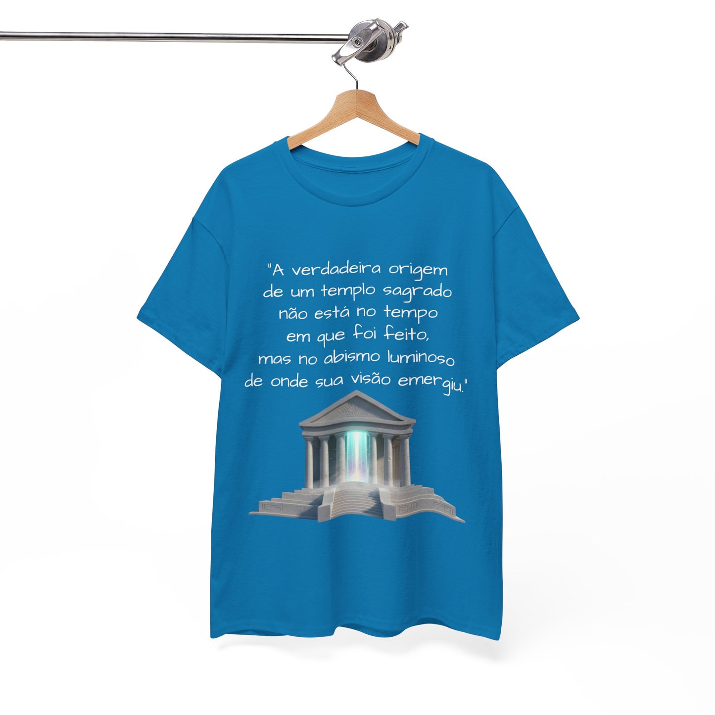 Camiseta Templo Sereno — Algodão 100% Médio