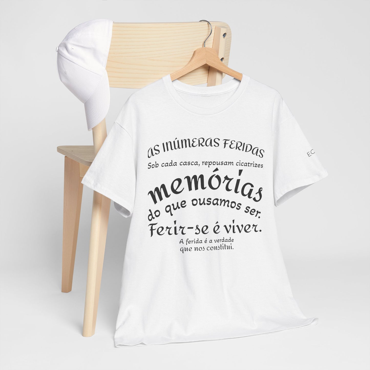 Camiseta “As Inúmeras Feridas” – Algodão Premium Unissex