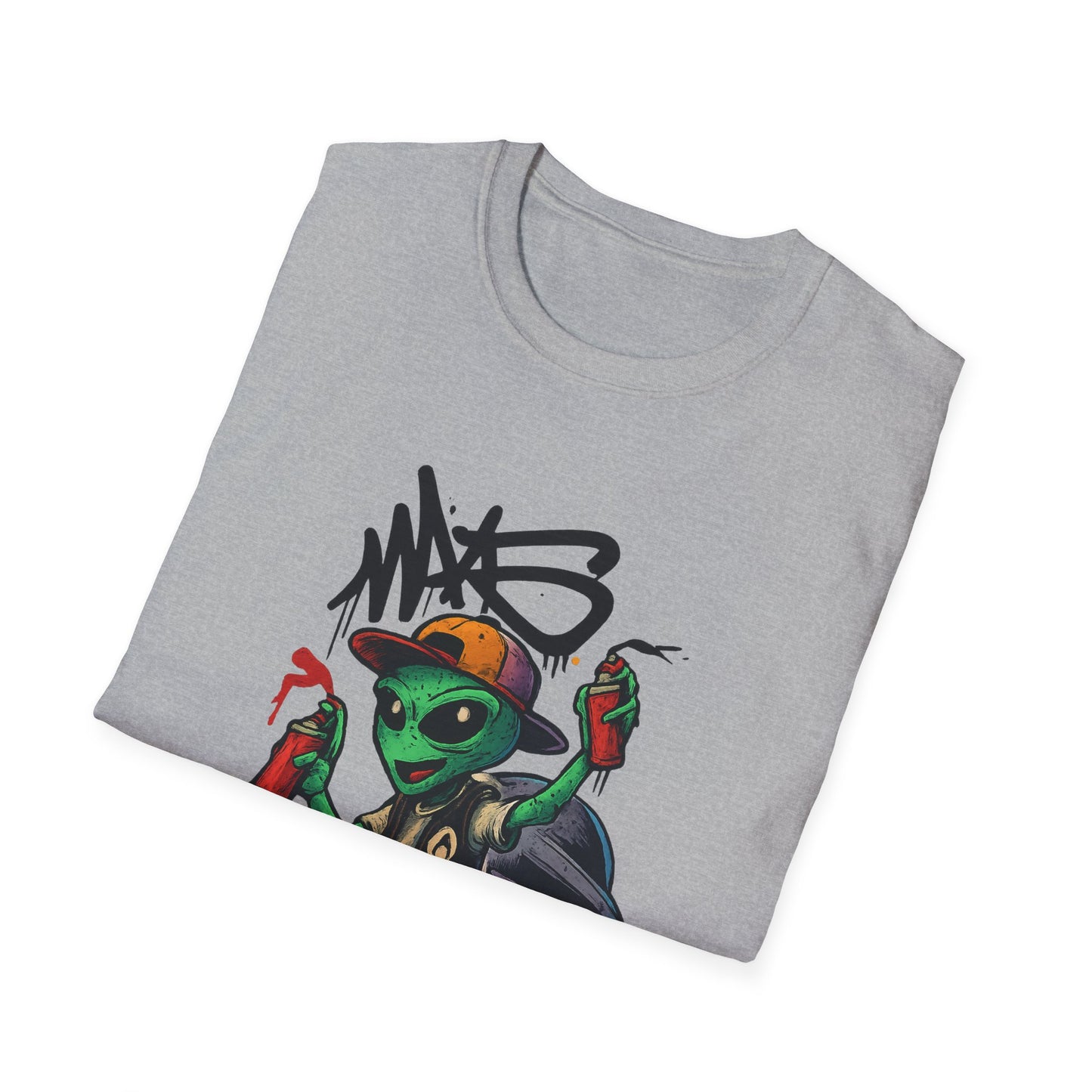 Camiseta Street Art Cogumelo Guardião – Algodão Ring-Spun Gildan 64000