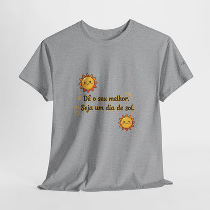 Camiseta Luz Serena – Poema de Esperança em Algodão