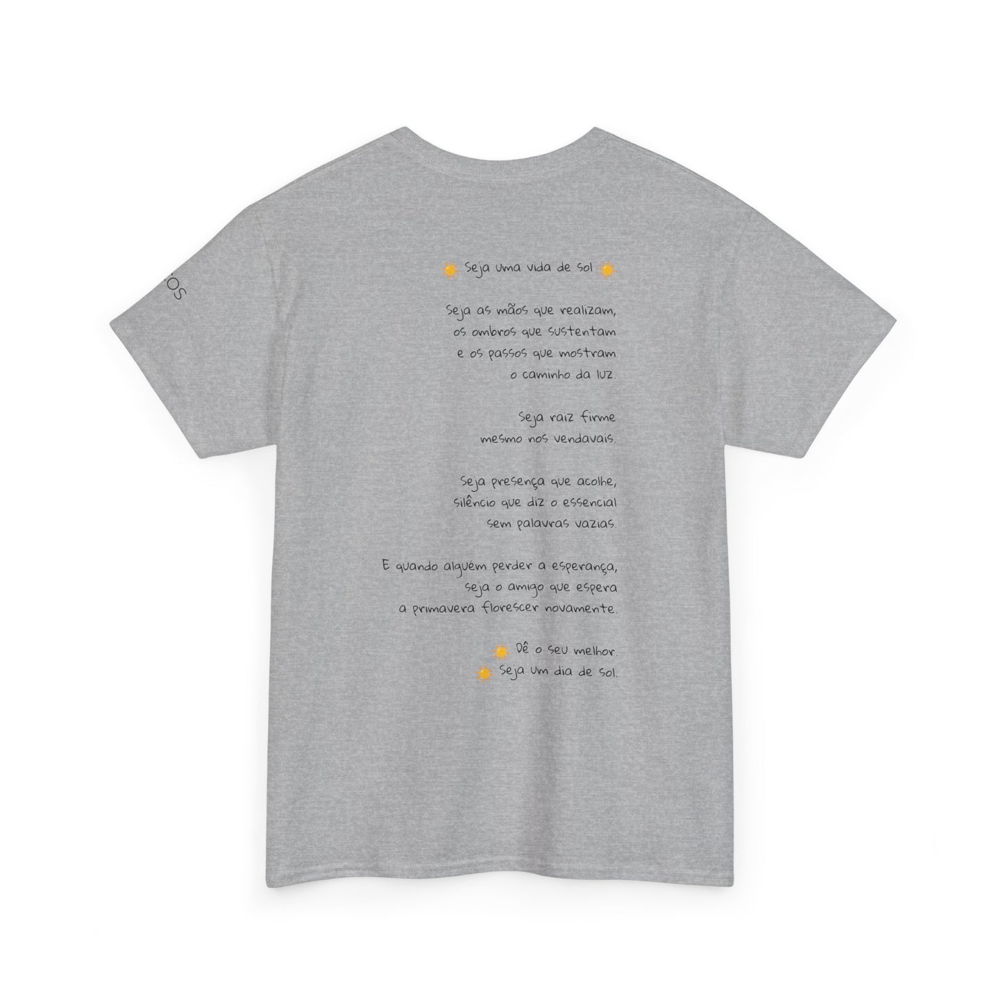 Camiseta Luz Serena – Poema de Esperança em Algodão