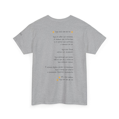 Camiseta Luz Serena – Poema de Esperança em Algodão